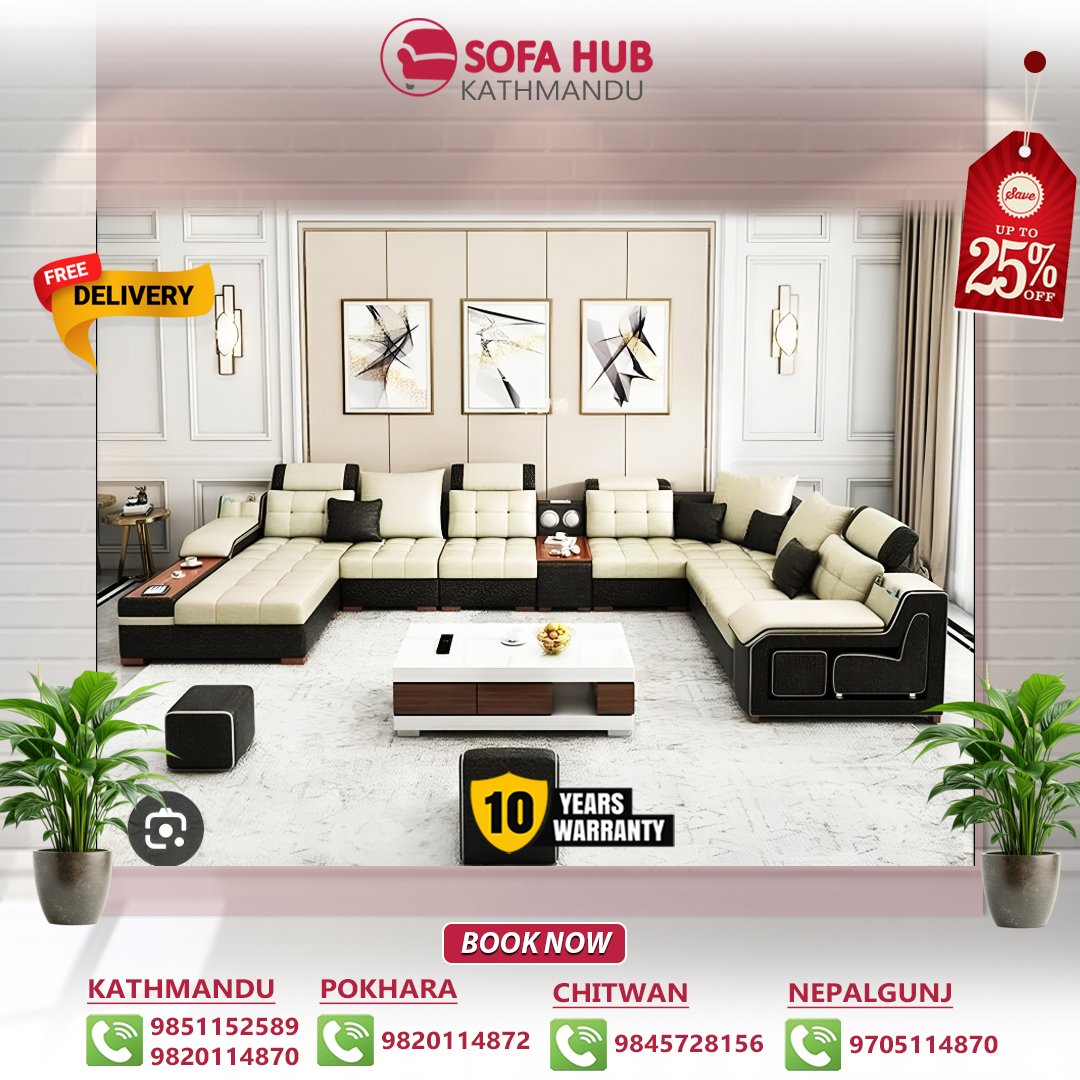 Modern Design Luxury U-Sofa product image (2)