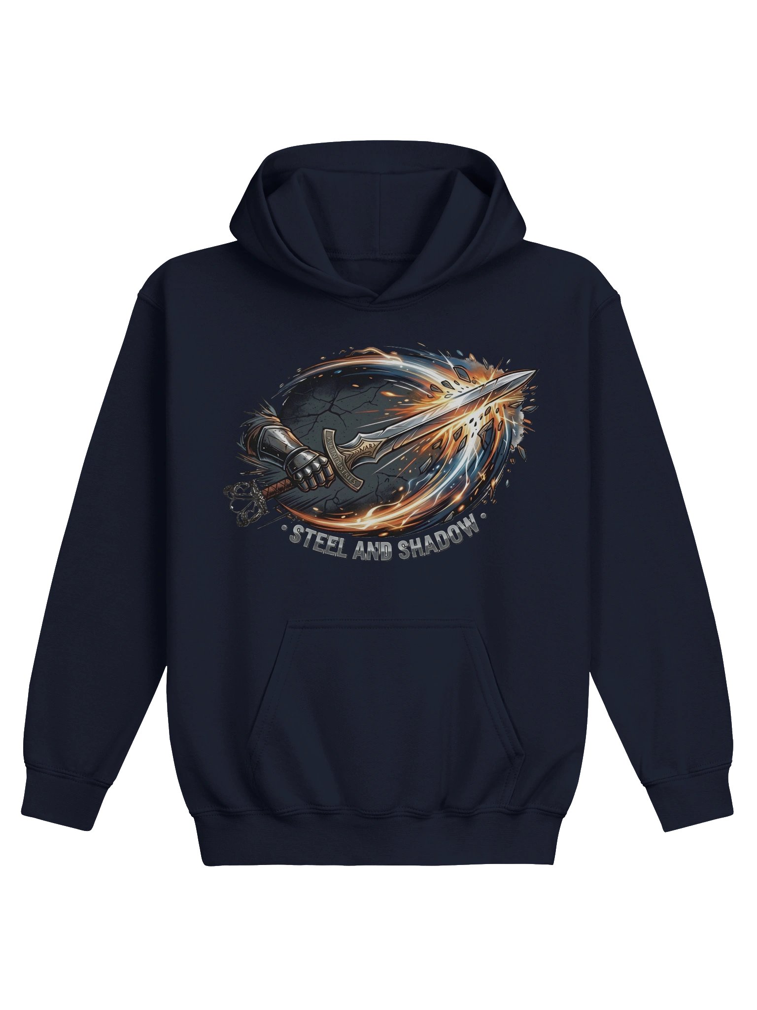 Steel and Shadow Energy Burst Hoodie product image (3)