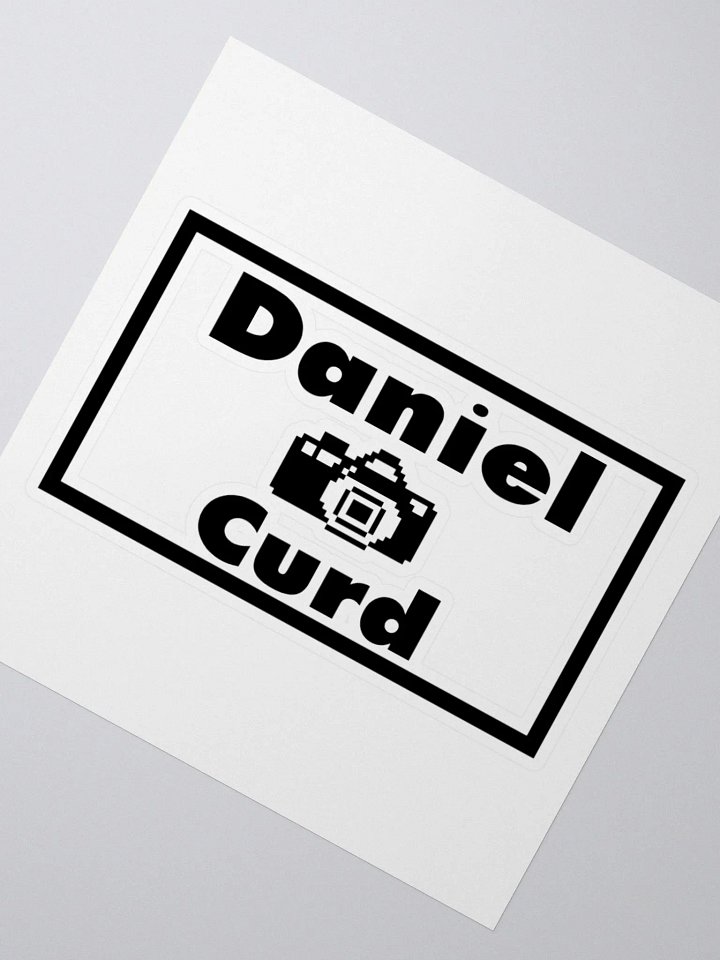 Daniel Curd Productions Black Sticker product image (2)