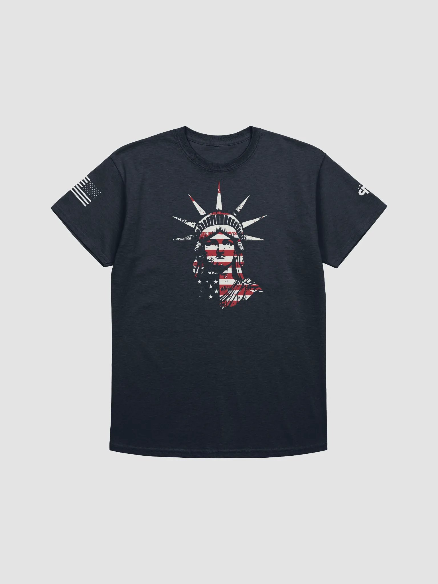 Liberty in Distress - PositivePatriots™ Heavyweight T-Shirt product image (1)