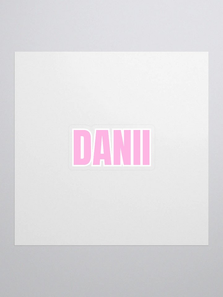 DANII PINK WHITE STICKER product image (1)