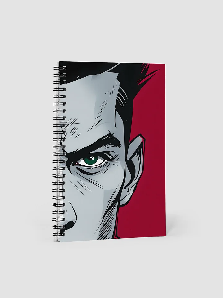 Red Eclipse Spiral Notebook product image (1)