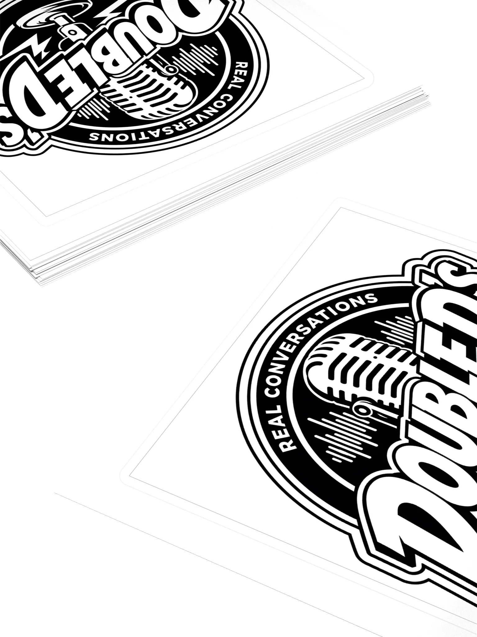 black and white sticker product image (4)