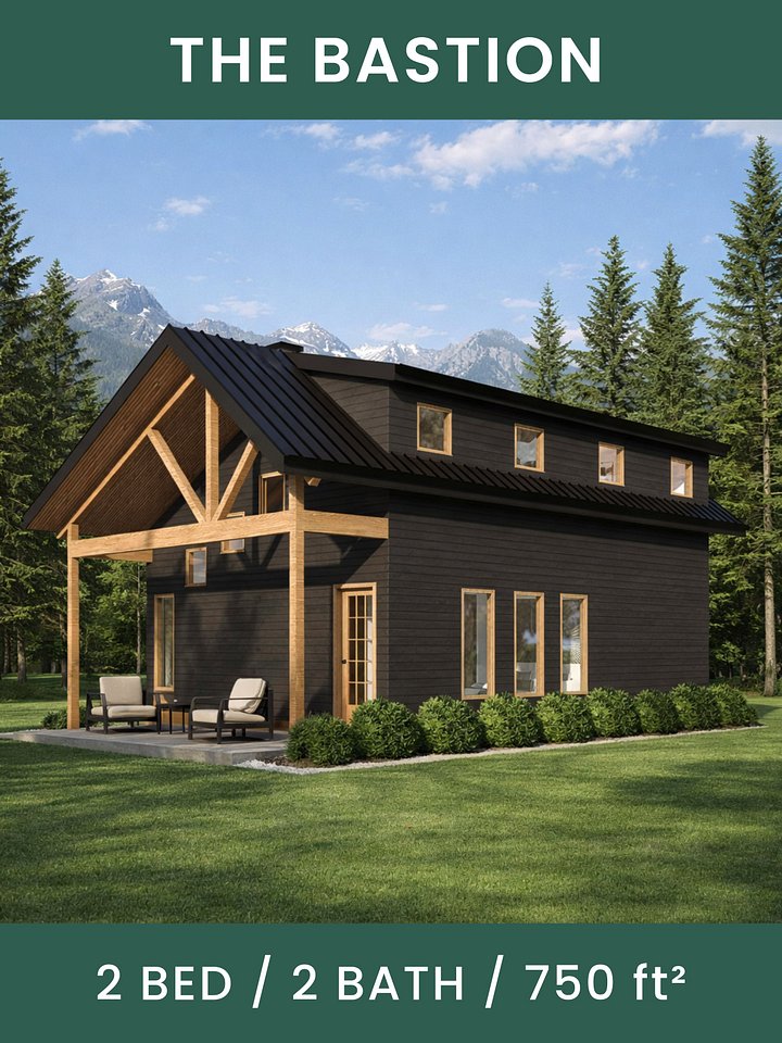 The Bastion Tiny House Blueprint Set (CAD File + Materials List) product image (1)