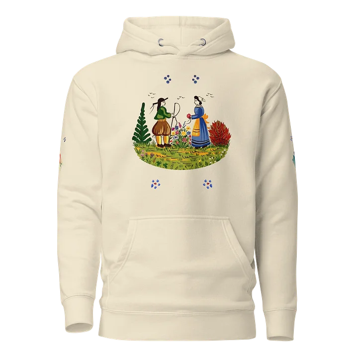 Hoodie Unisexe Faïence “Petits Bretons” product image (1)