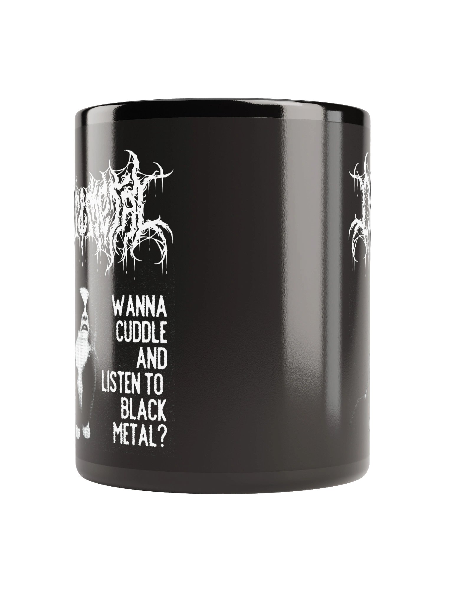 WANNA CUDDLE AND LISTEN TO BLACK METAL? MUG product image (10)