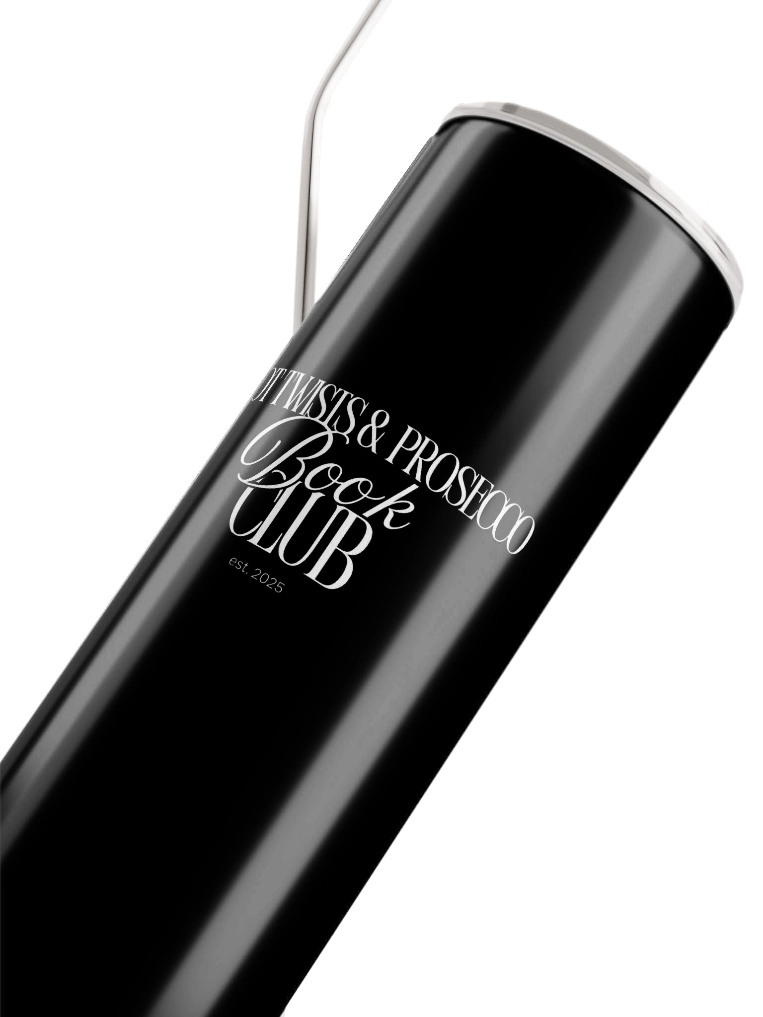 The "Plot Twists & Prosecco" Insulated Tumbler product image (4)