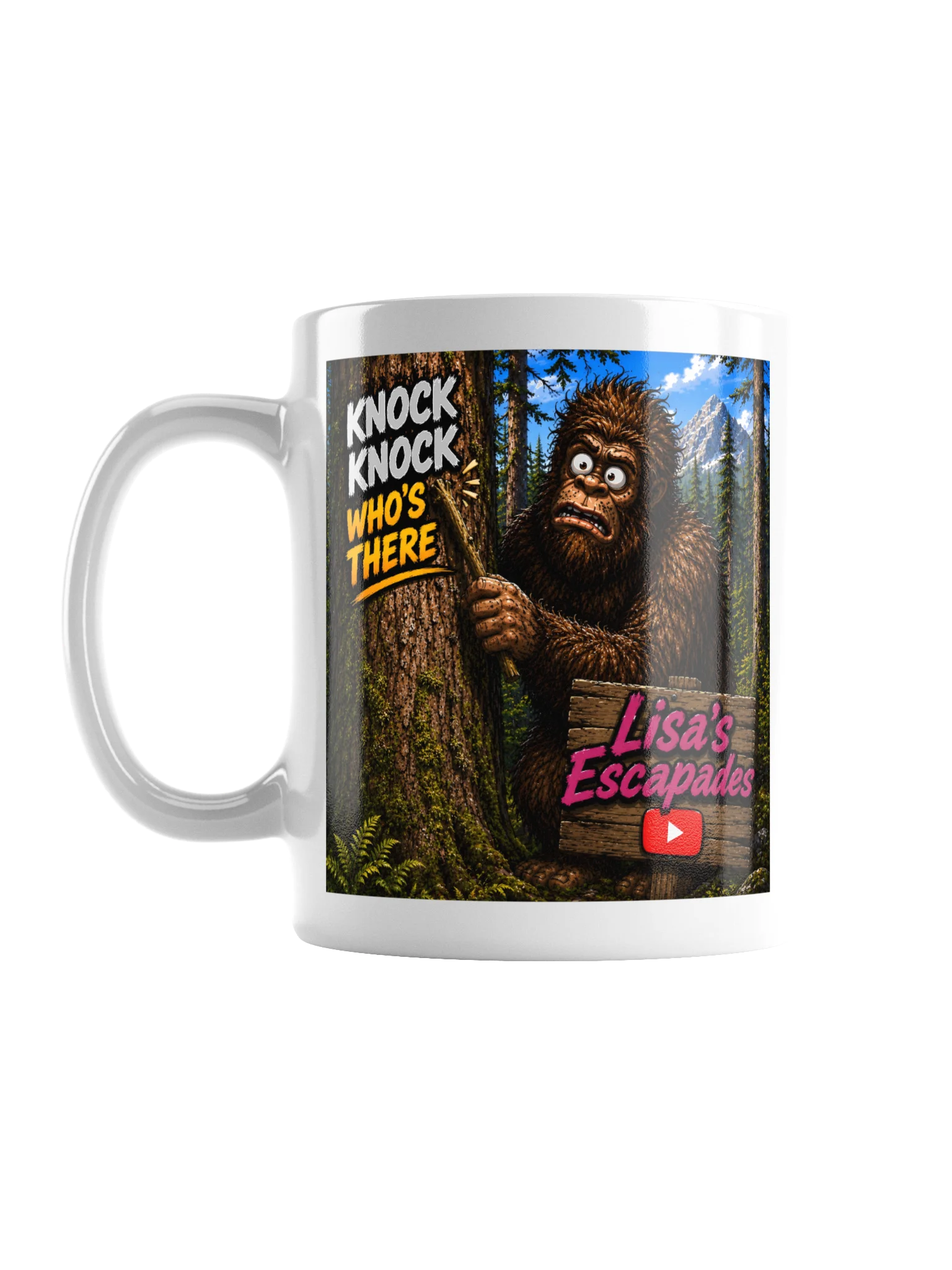 Trending Bigfoot Knock Knock Mug product image (1)