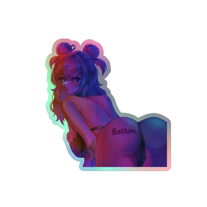 Bottom Frog Holographic Sticker product image (2)