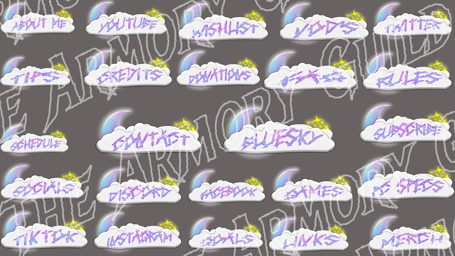 Cloud Twitch Panels product image (1)