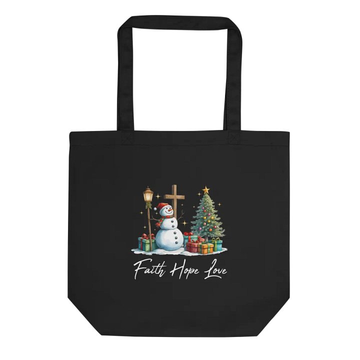 Faith Hope and Love Christmas Tote Bag product image (2)