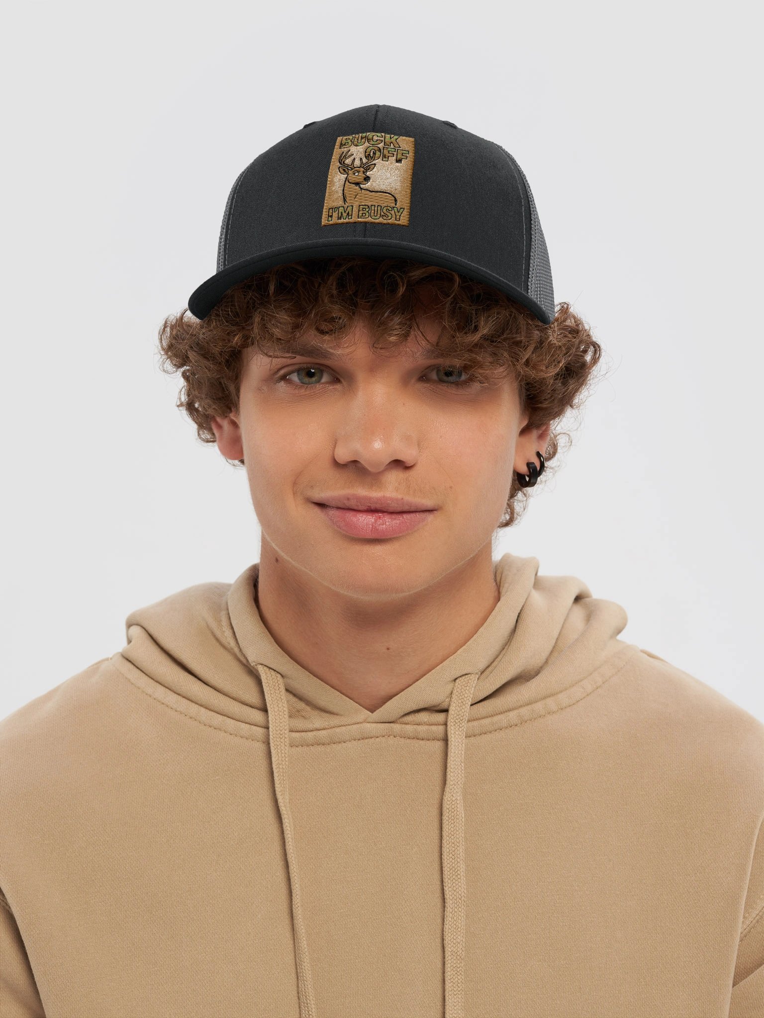 Buck Off Snapback Trucker Hat product image (5)