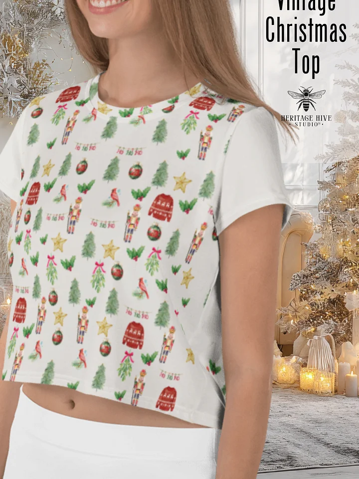 Women’s Christmas Crop Top product image (2)