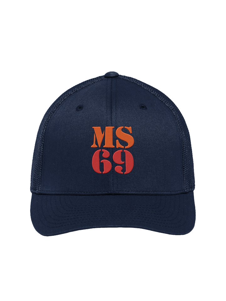 MS69 - Flexfit Trucker Hat Orange/Red product image (1)