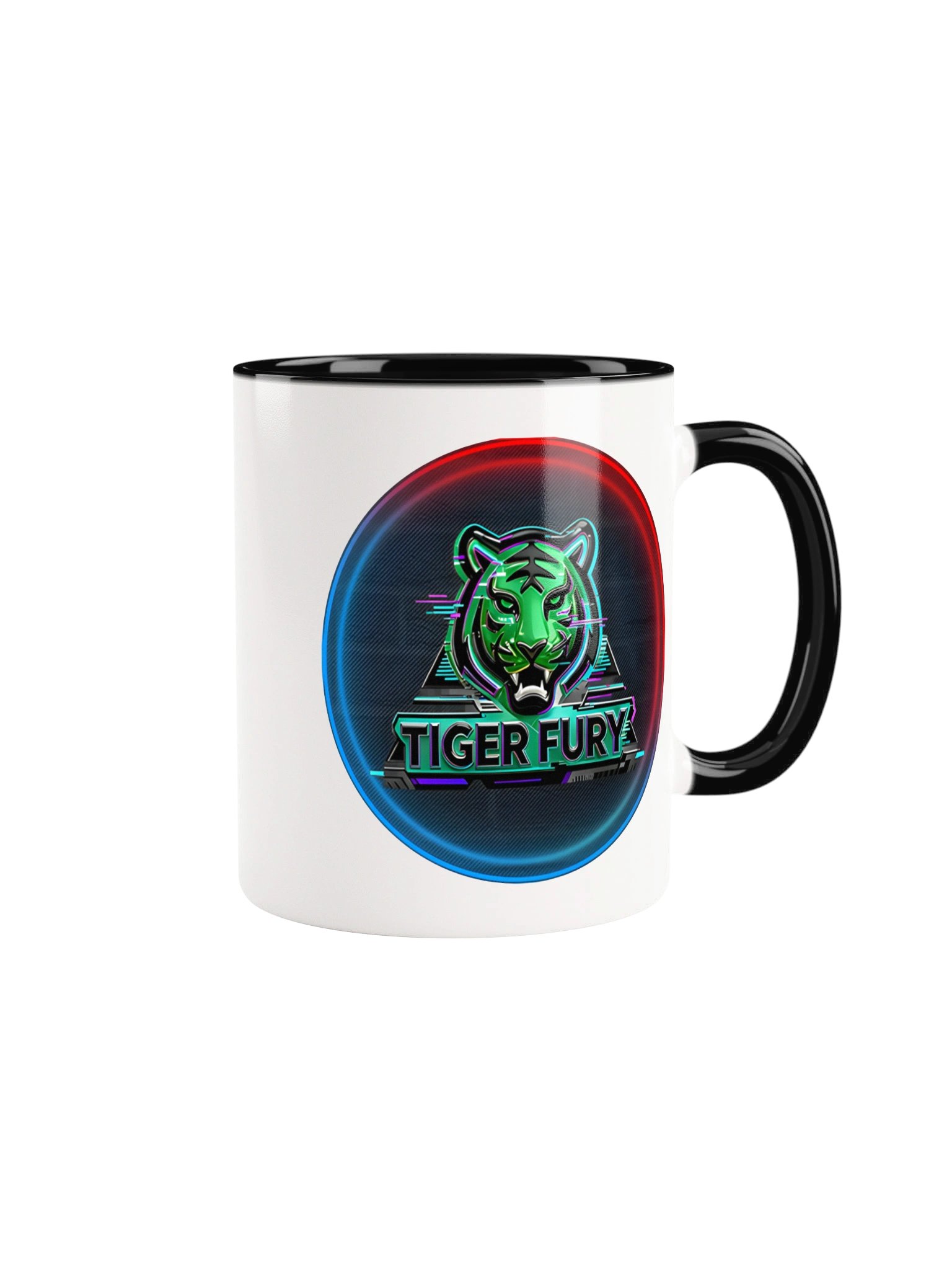 Tiger Fury Neon Logo Coloured Mug product image (9)