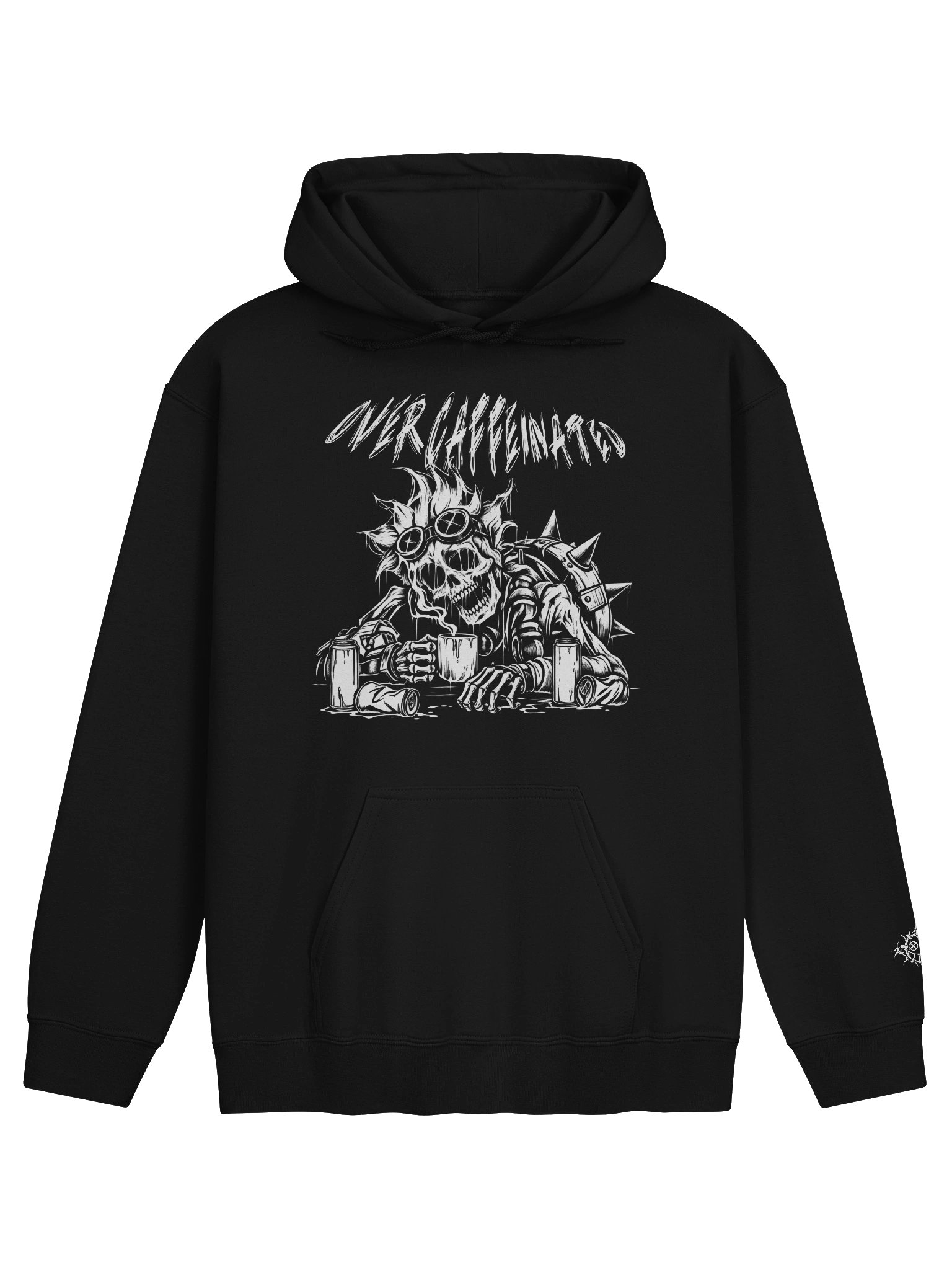 𝐎𝐕𝐄𝐑𝐂𝐀𝐅𝐅𝐄𝐈𝐍𝐀𝐓𝐄𝐃 (Hoodie) product image (1)