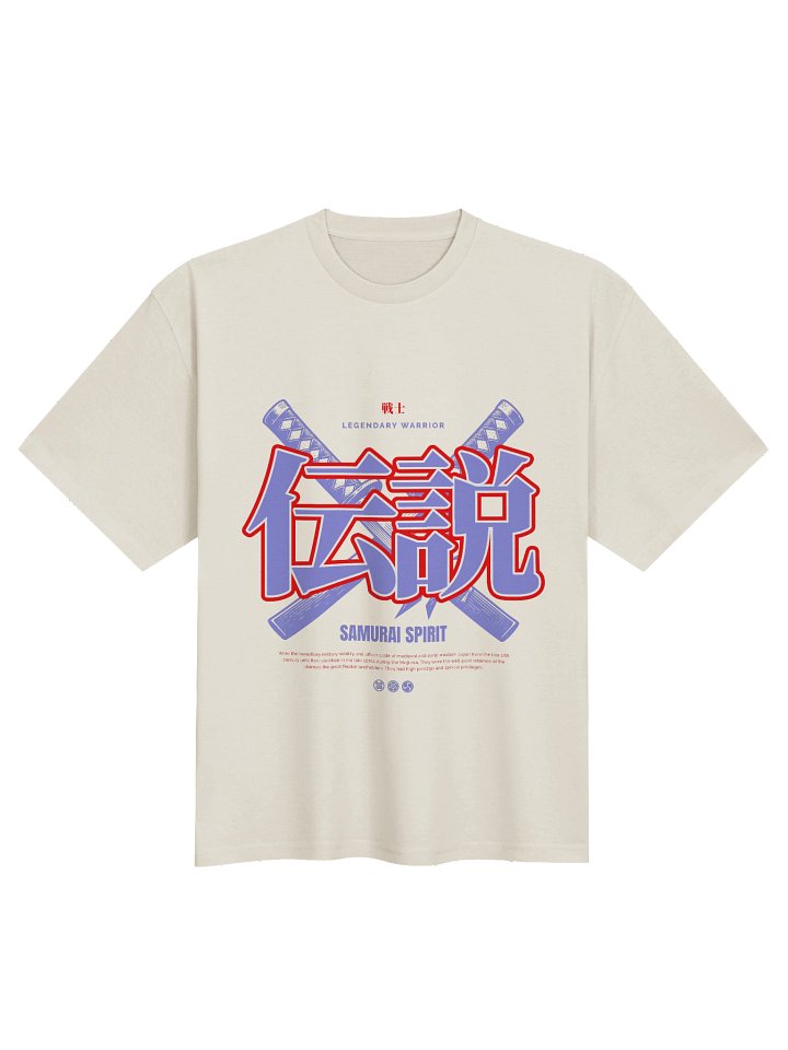 Samurai Spirit Oversized Tee product image (1)
