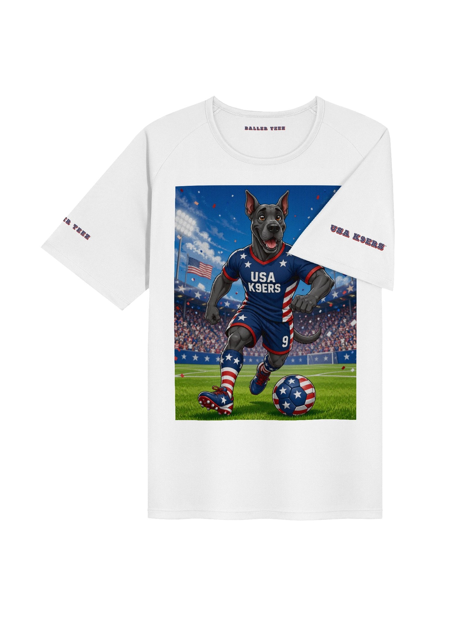 USA K9ERS Soccer Great Dane Unisex Sports Jersey product image (4)