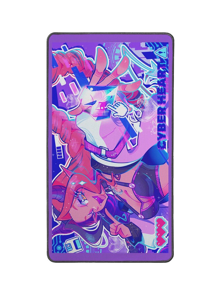 Cyber HeartThrob Desk Mat product image (2)