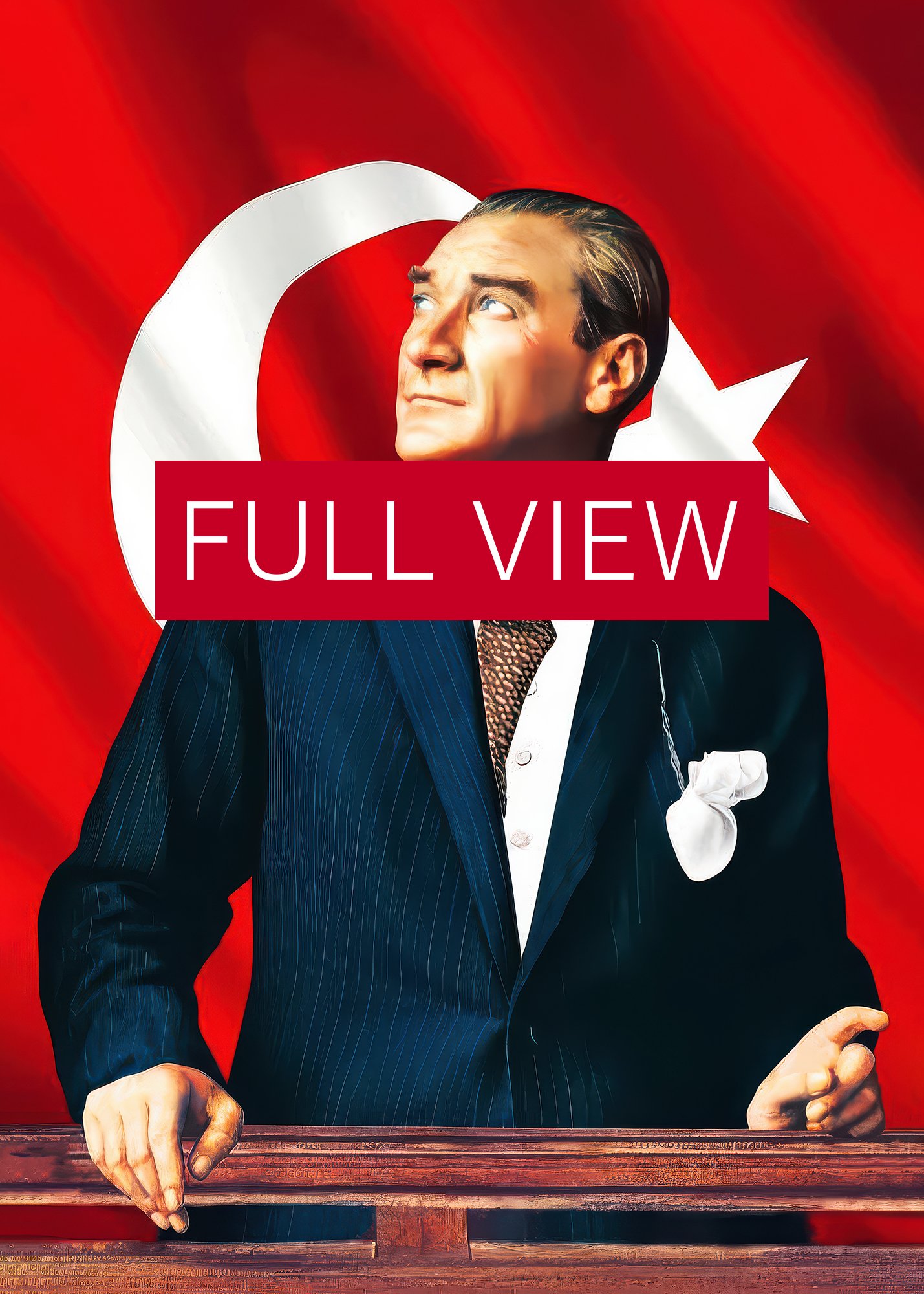 Atatürk Poster, Turkey — Mustafa Kemal Ataturk art product image (4)