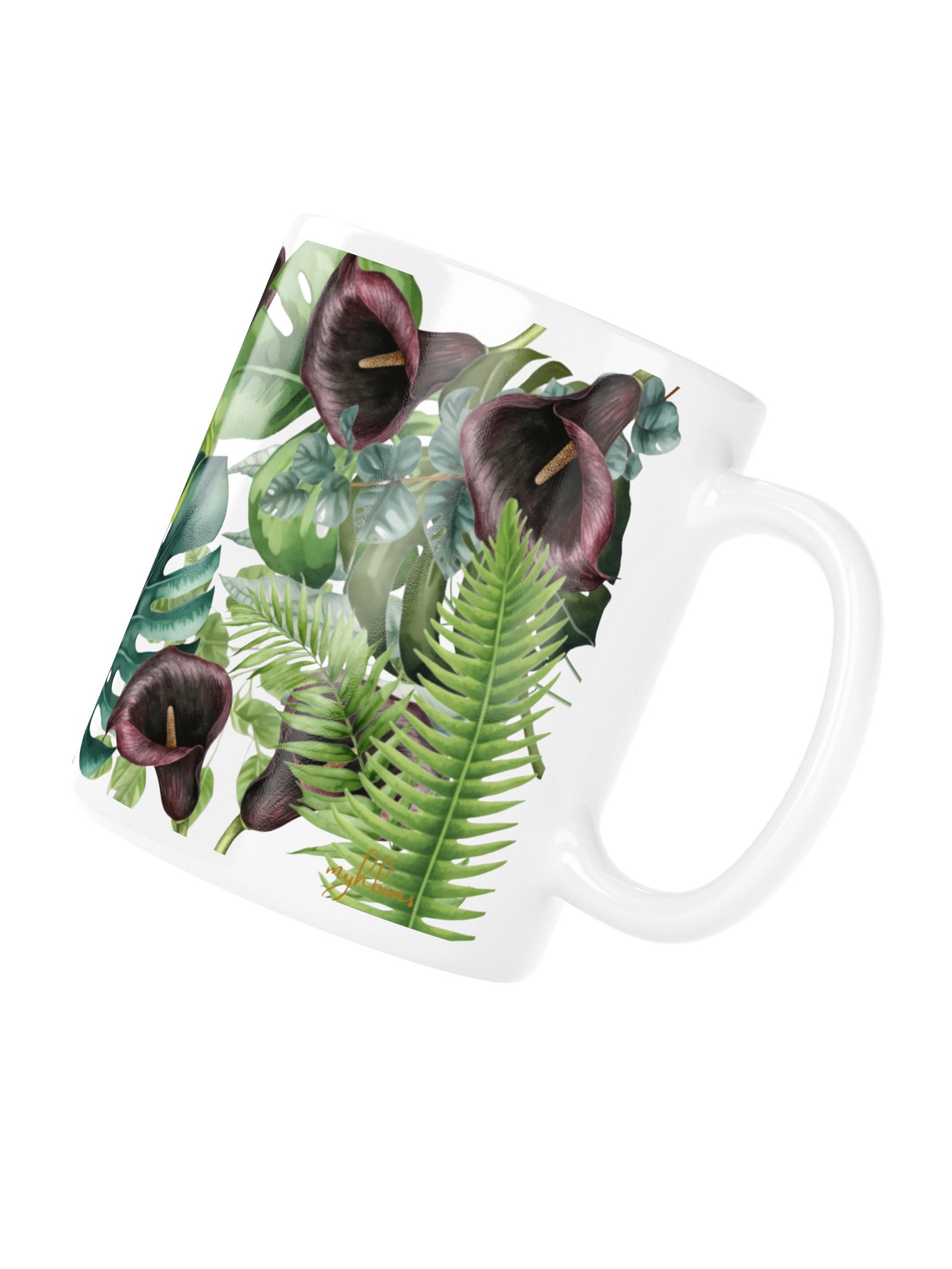 Midnight Forest Ceramic Mug | Enchanted Woodland Coffee Cup product image (10)
