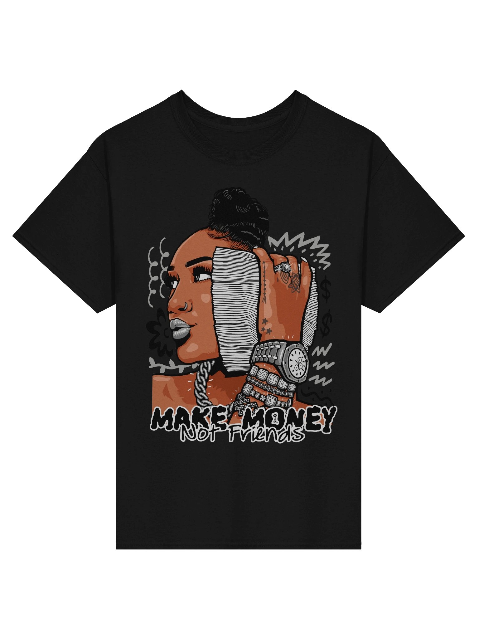 Money Talk Tee - Unisex T-Shirt – Premium Printed T-Shirt for Everyday Casual & Streetwear product image (1)
