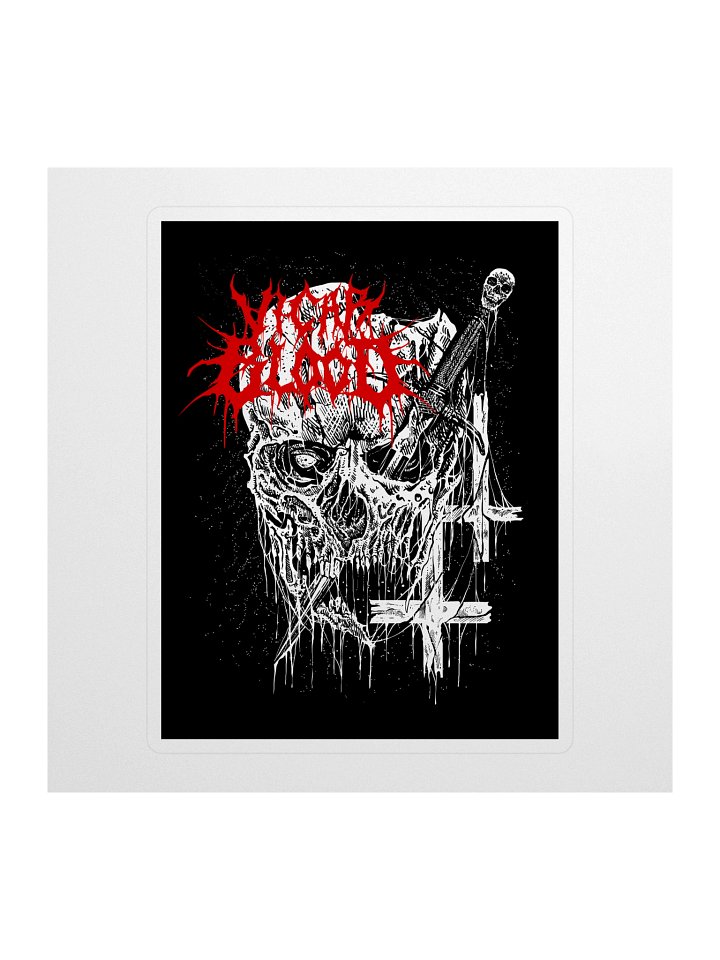 Vicar Skull Sticker product image (1)