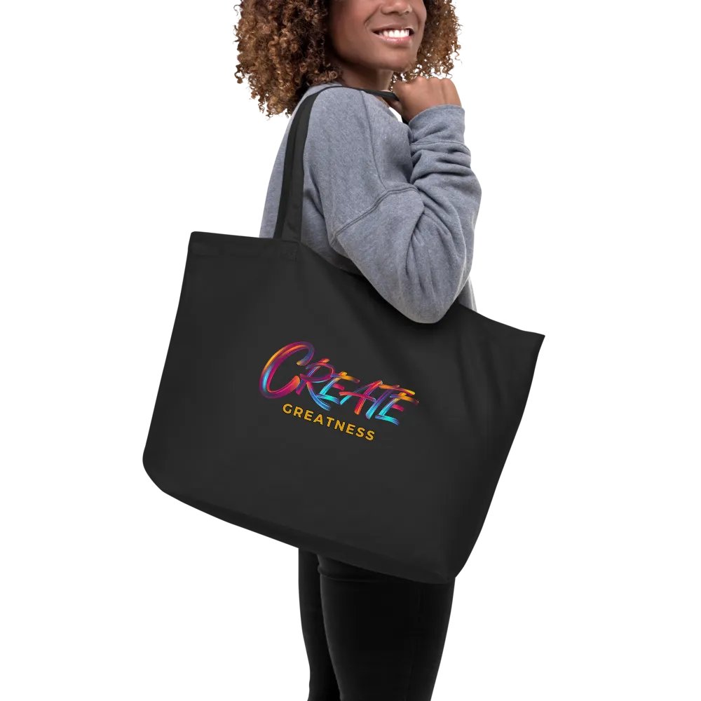 Create Greatness Rectangular Tote Bag product image (3)