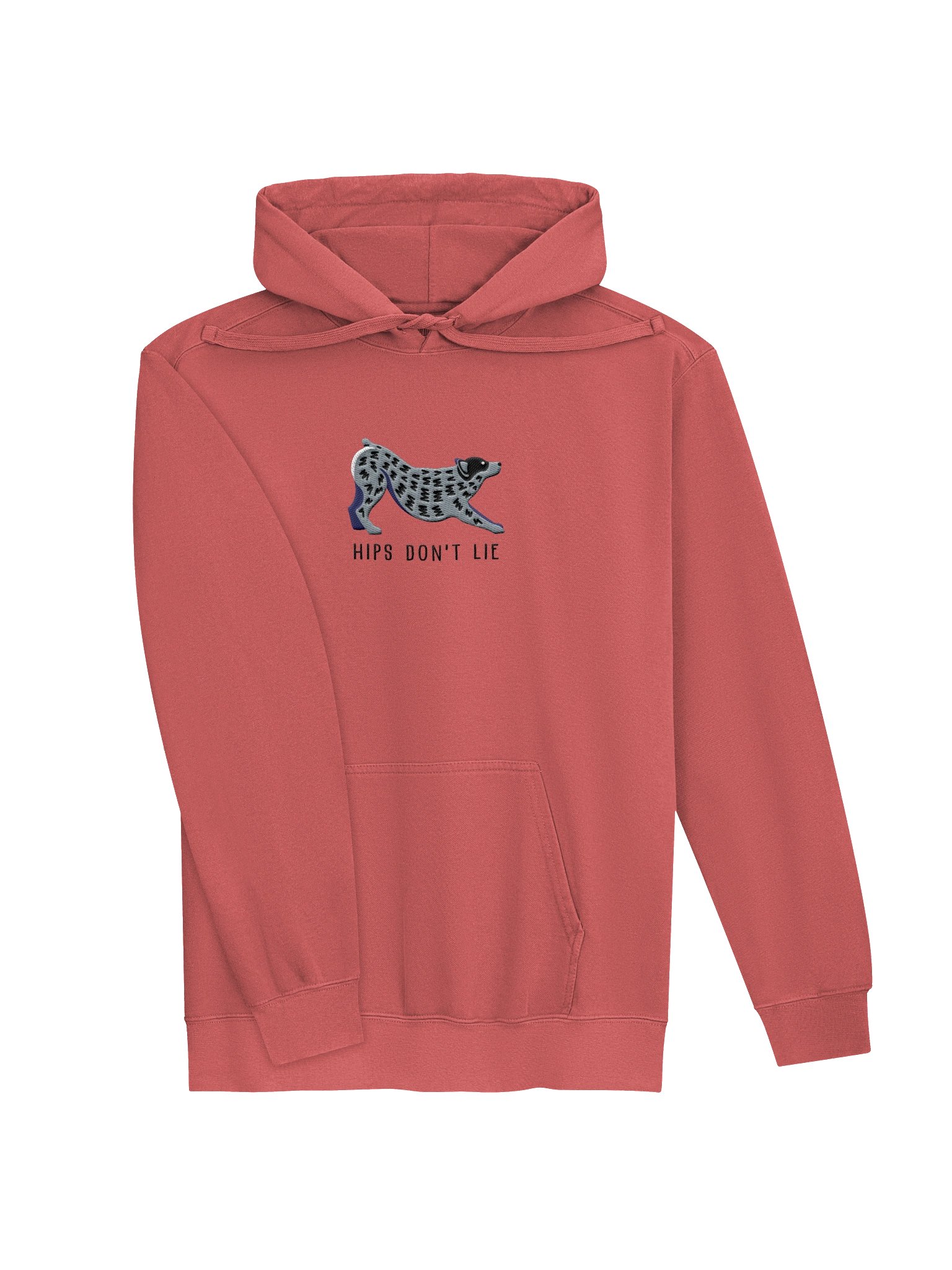 Hips Don't Lie Premium Hoodie (Embroidered) of an Australian Cattle Dog(Blue Heeler 2) product image (7)