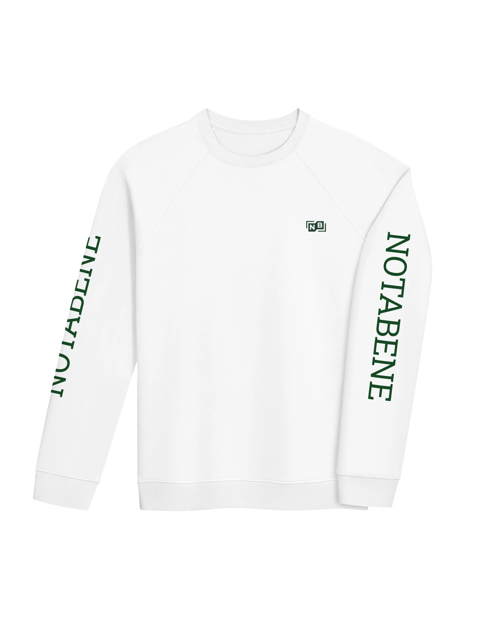 Notabene Minimal Logo Organic Raglan Sweatshirt product image (4)