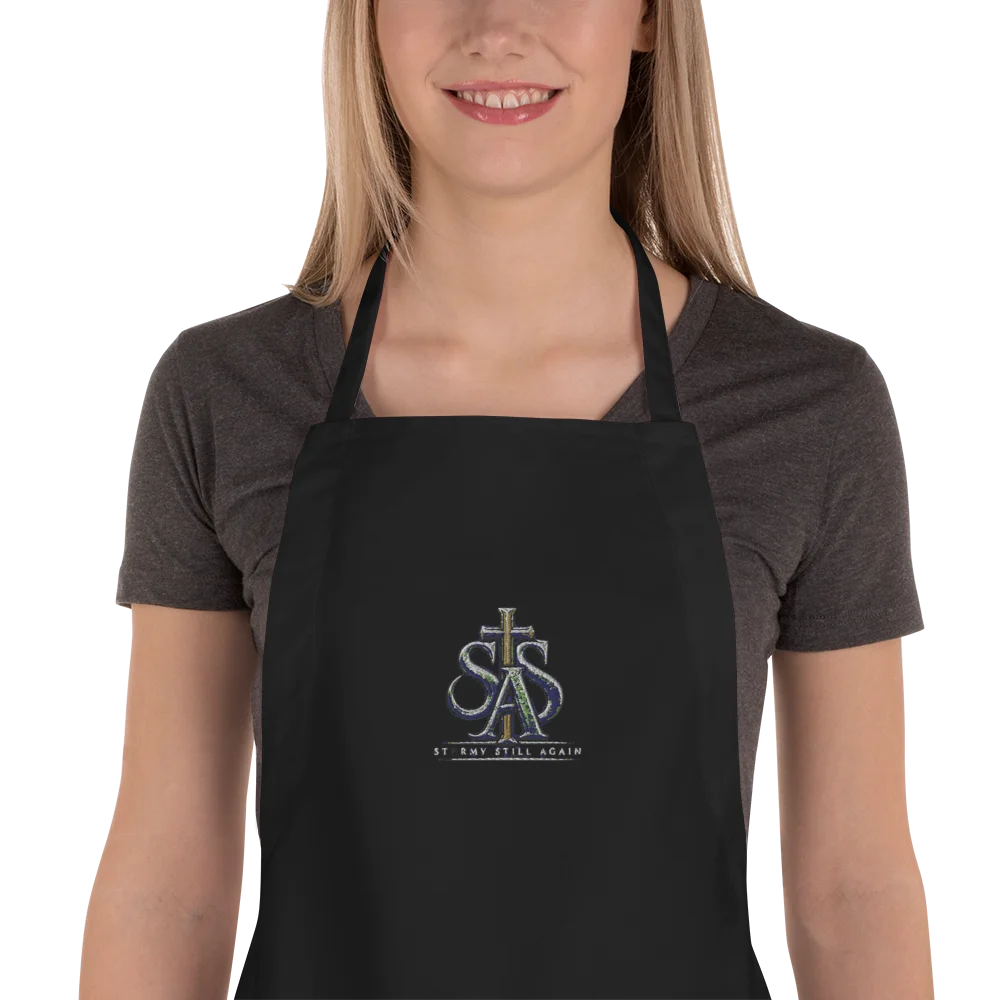 Stormy Still Again SSA Embroidered Cooking Apron product image (1)