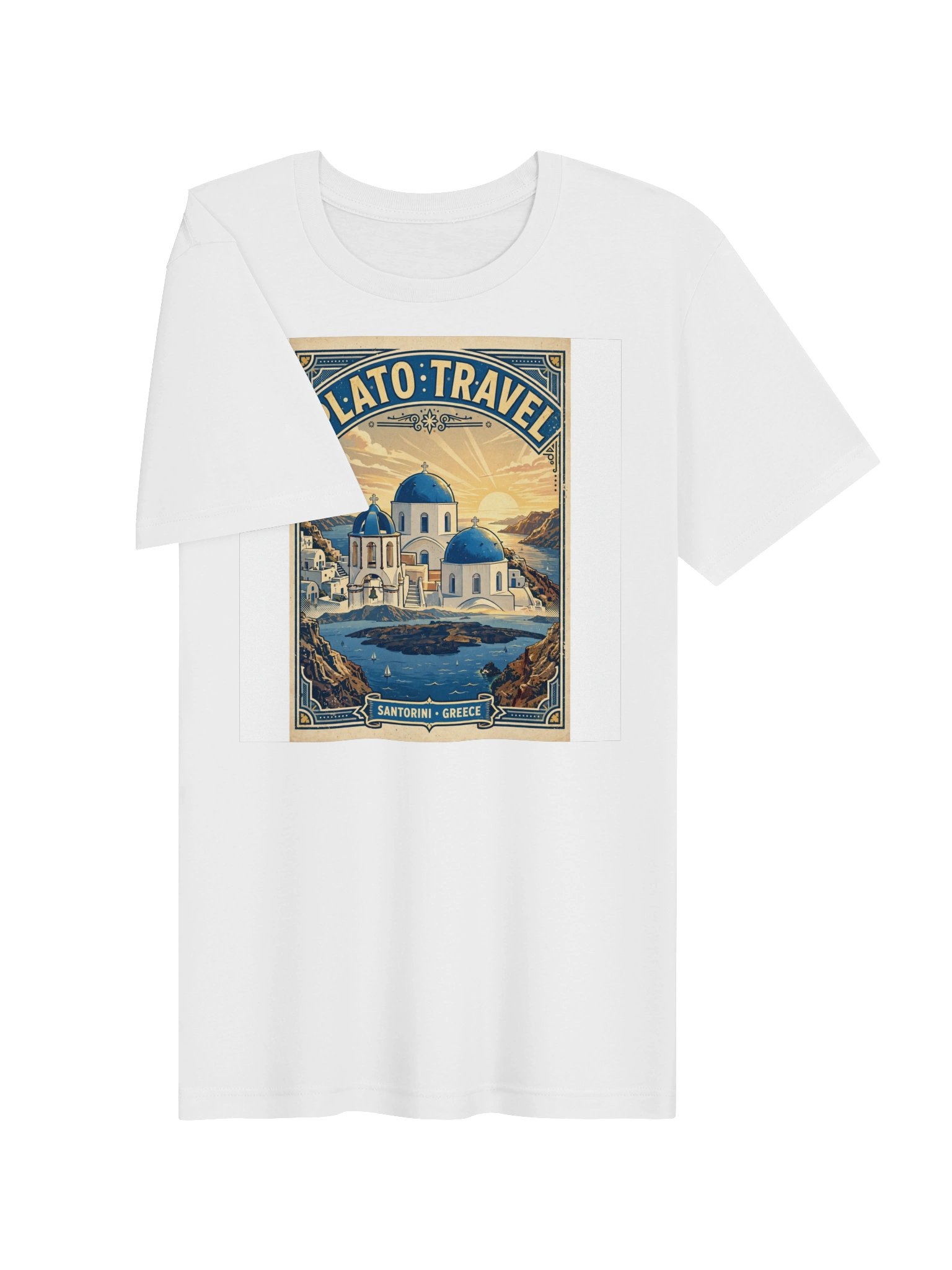 Santorini Poster Tee product image (3)