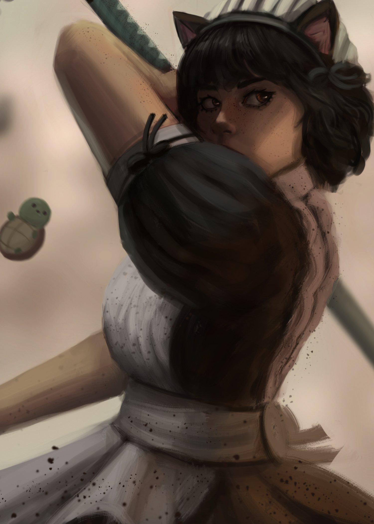 Maid Outfit THE FINALS Matte Art print product image (1)