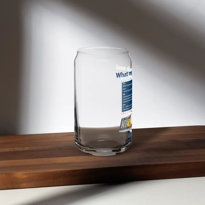 Sleeping Cat Can-Shaped Glass product image (2)