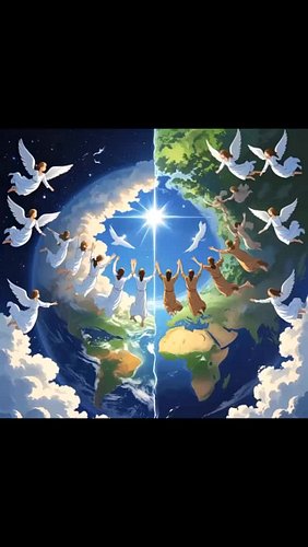 When we worship, something heavenly happens... 🙌✨
Heaven and earth entwine.
God’s glory floods in.
Love overflows.
The realms...