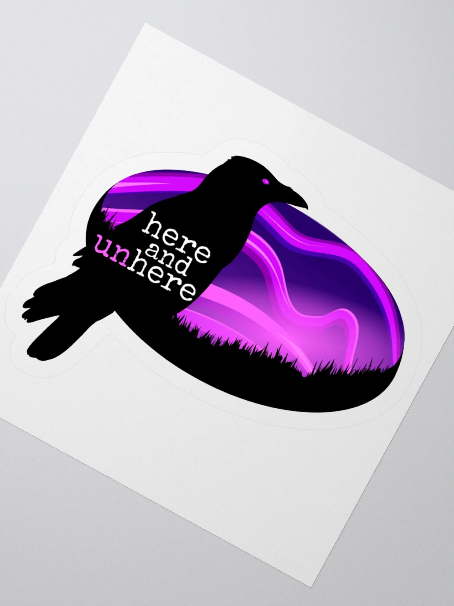 Here and Unhere Sticker product image (2)