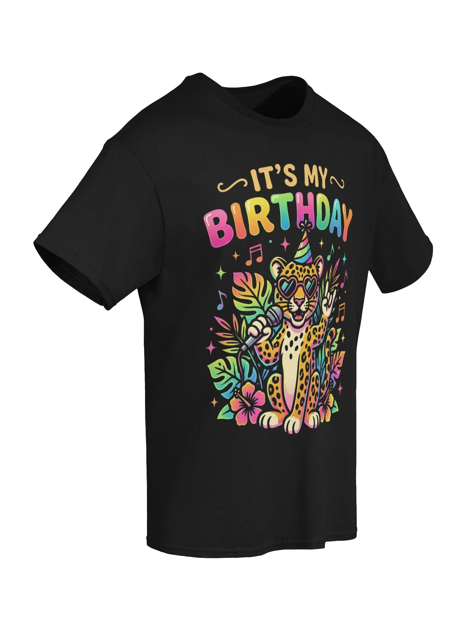 It’s My Birthday Zoo Animals Shirt, Leopard Cheetah Party Tee, Cute Safari Birthday Outfit, Kids Birthday Gift product image (6)