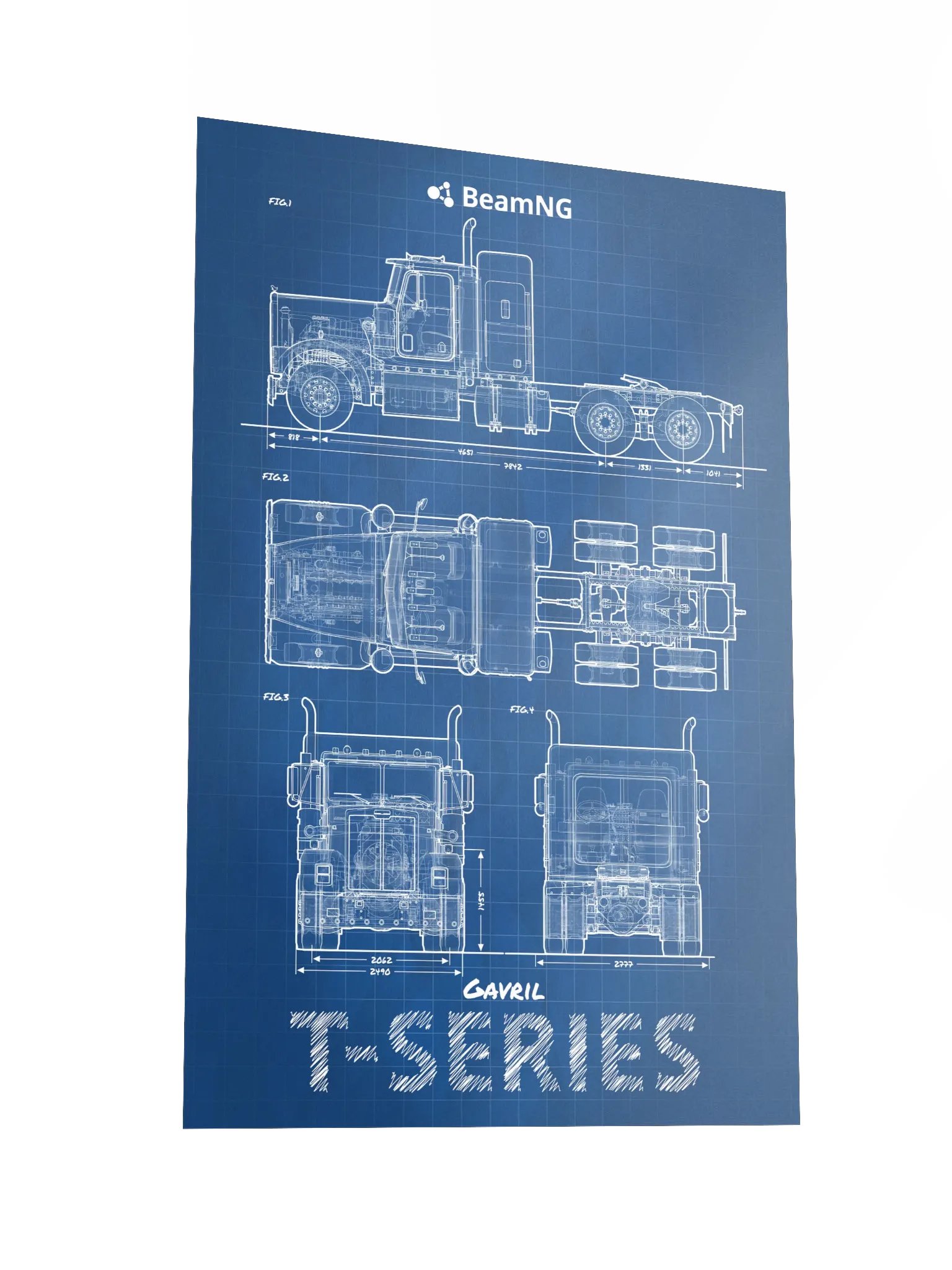 Gavril T-Series Blueprint Poster product image (4)