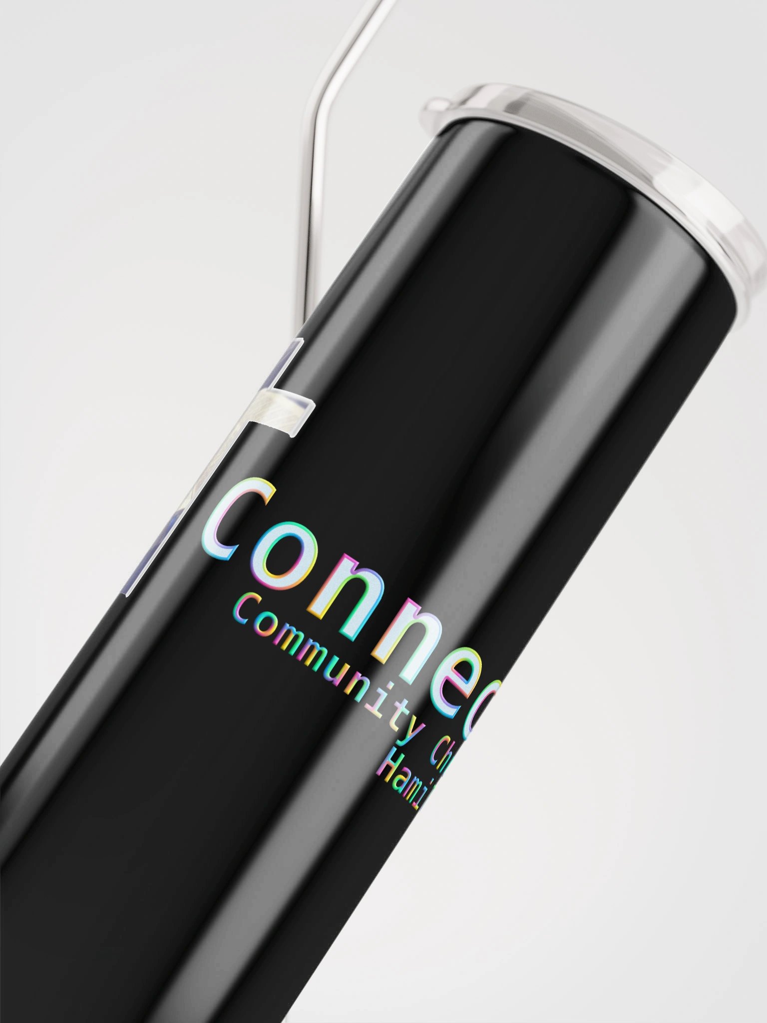 🖤 CCCH Black Tumbler – Faithfully Hot. Righteously Cold. product image (4)