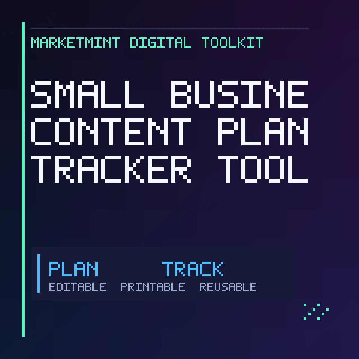 Small Business Content Planning Tracker Toolkit product image (1)