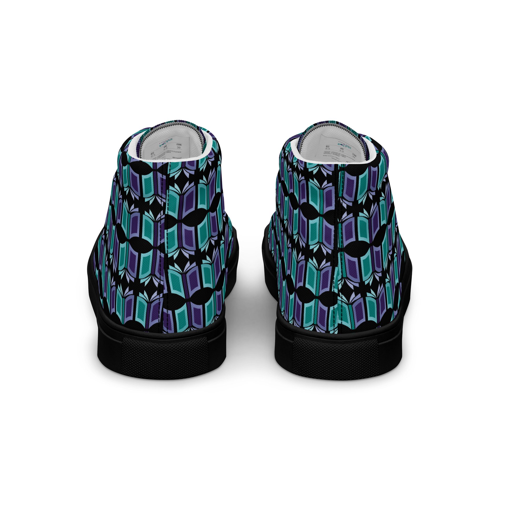 Women's Black High Top Canvas Shoes + One-Time Contribution product image (4)