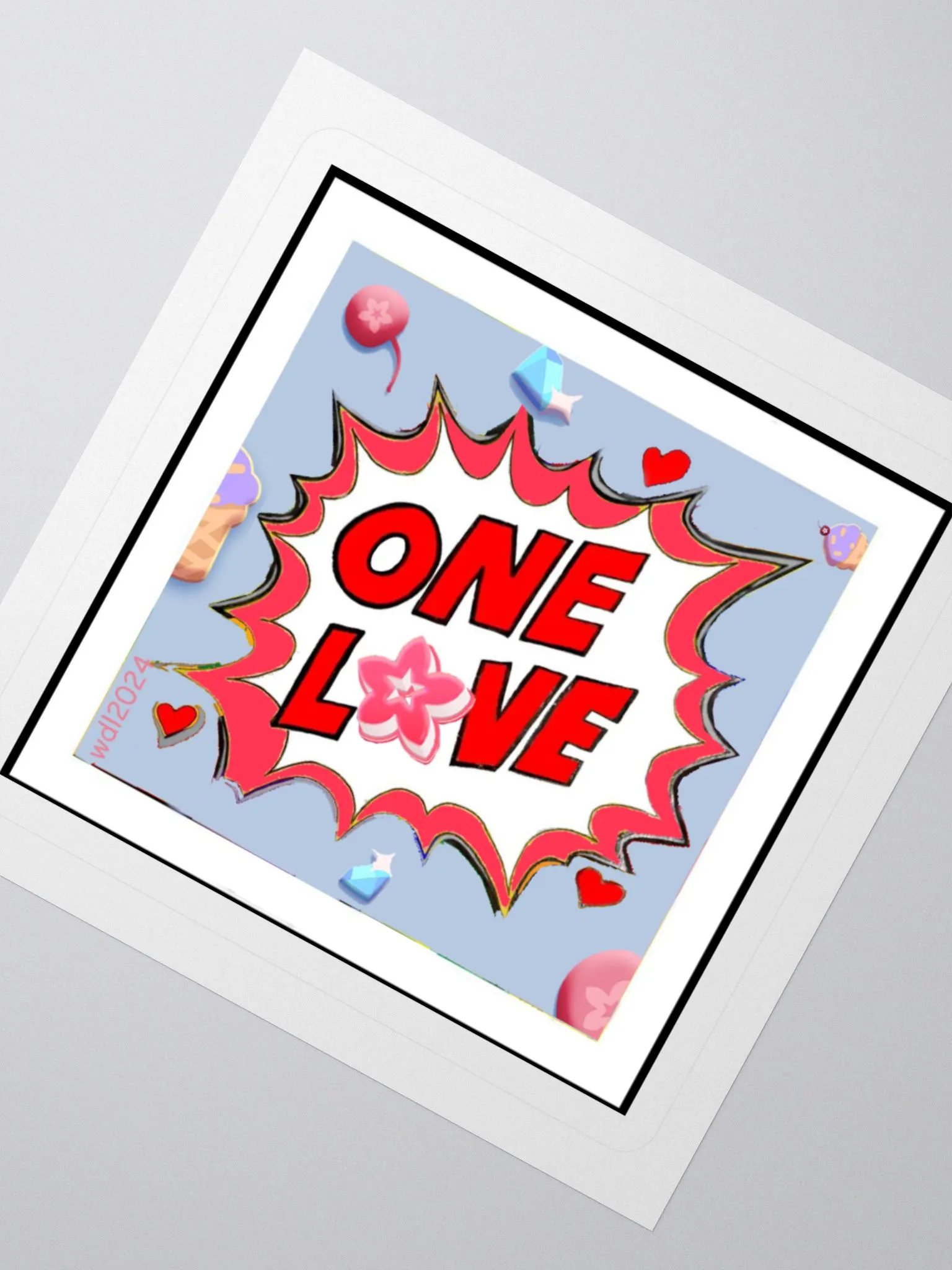 ONE LOVE BLOOM STICKERS product image (5)
