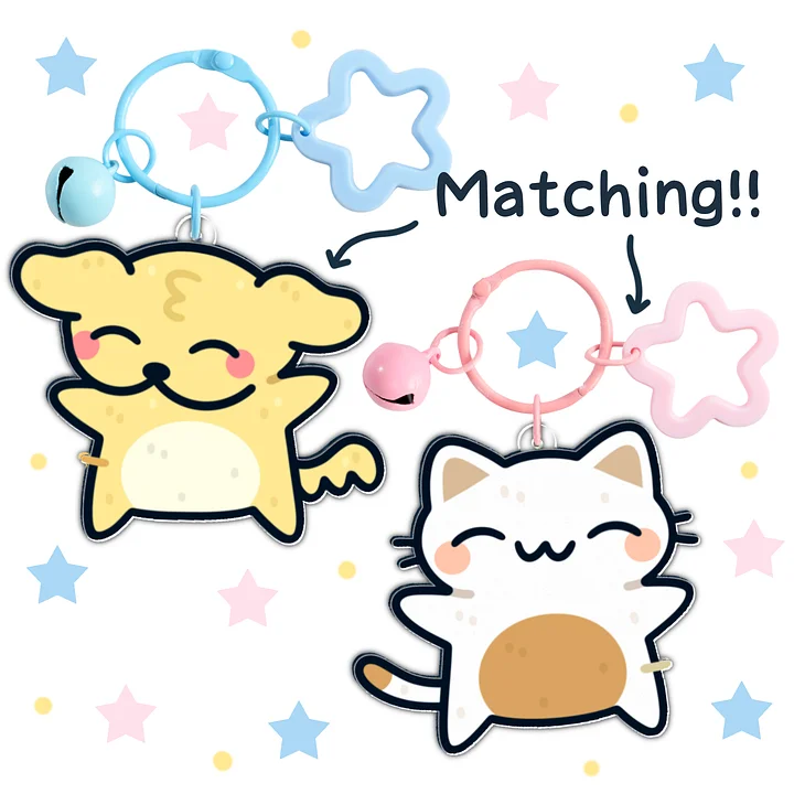 Suni & Luna YIPPIE Matching Keychains product image (1)
