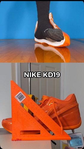 One of the stiffest shoes I’ve ever tested- Nike KD19 

#nike #nikebasketball #basketballshoes #nikekd19 #nikes