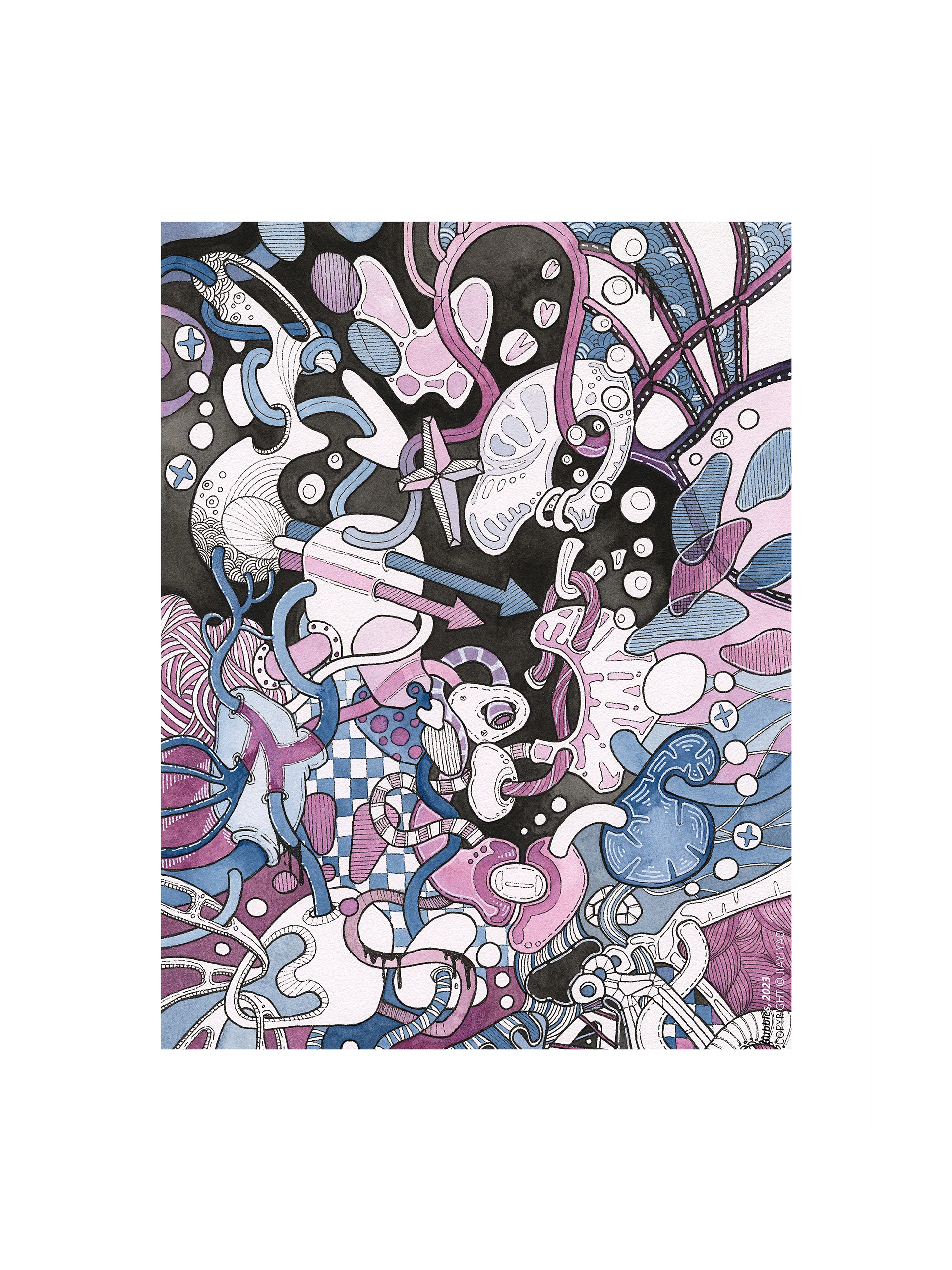 Bubbles - Original Art Print product image (1)