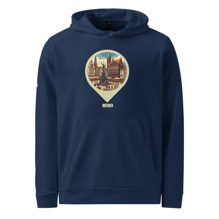 Town Square Reverie Hoodie |Ai Design Bremen city product image (1)