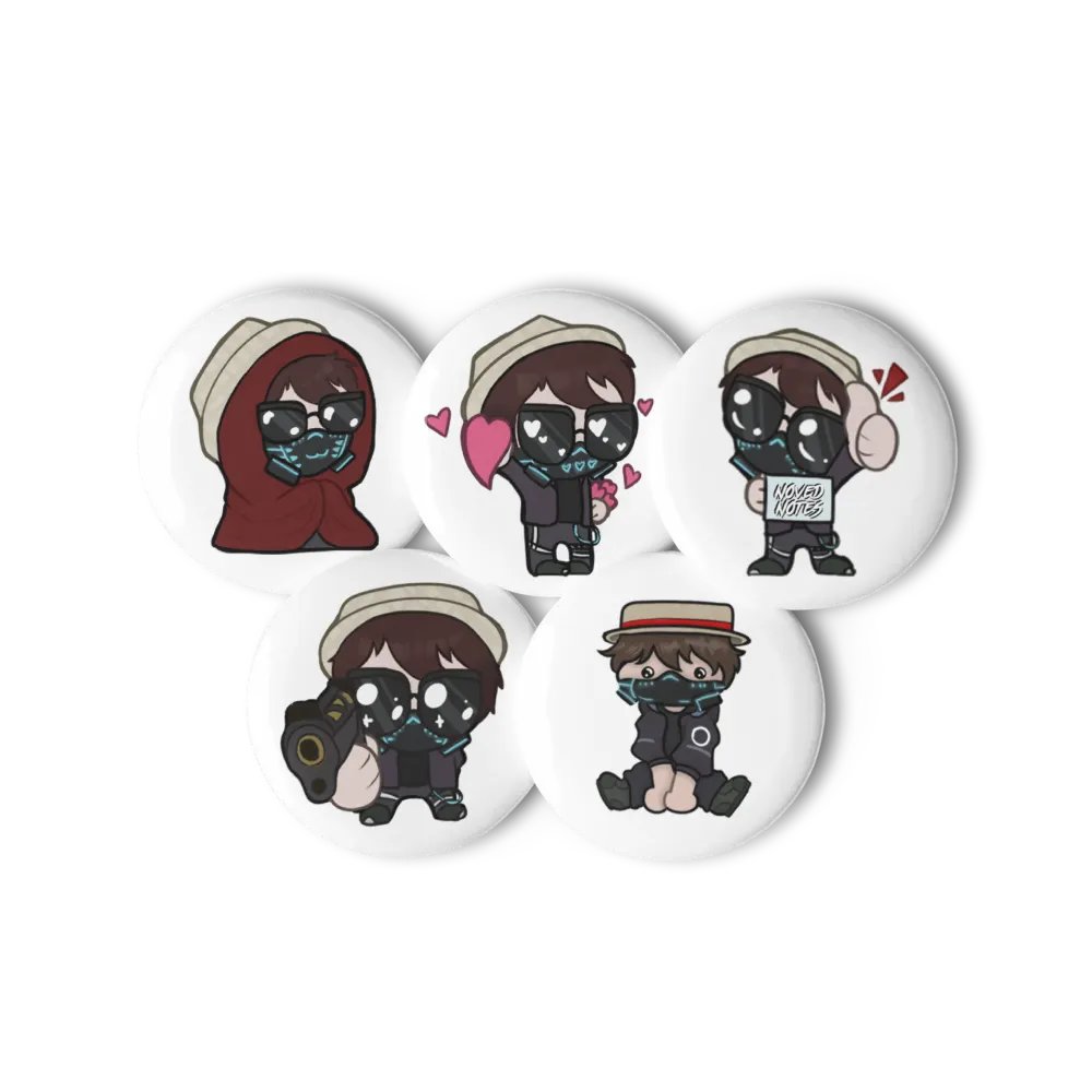 Chibi Noved Pin Set product image (2)