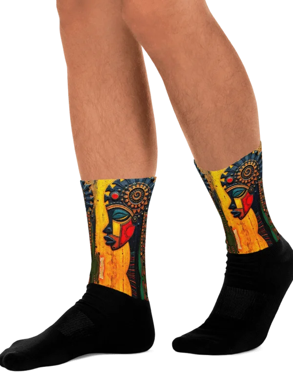 Abstract Ancestral Print Painted Socks product image (3)