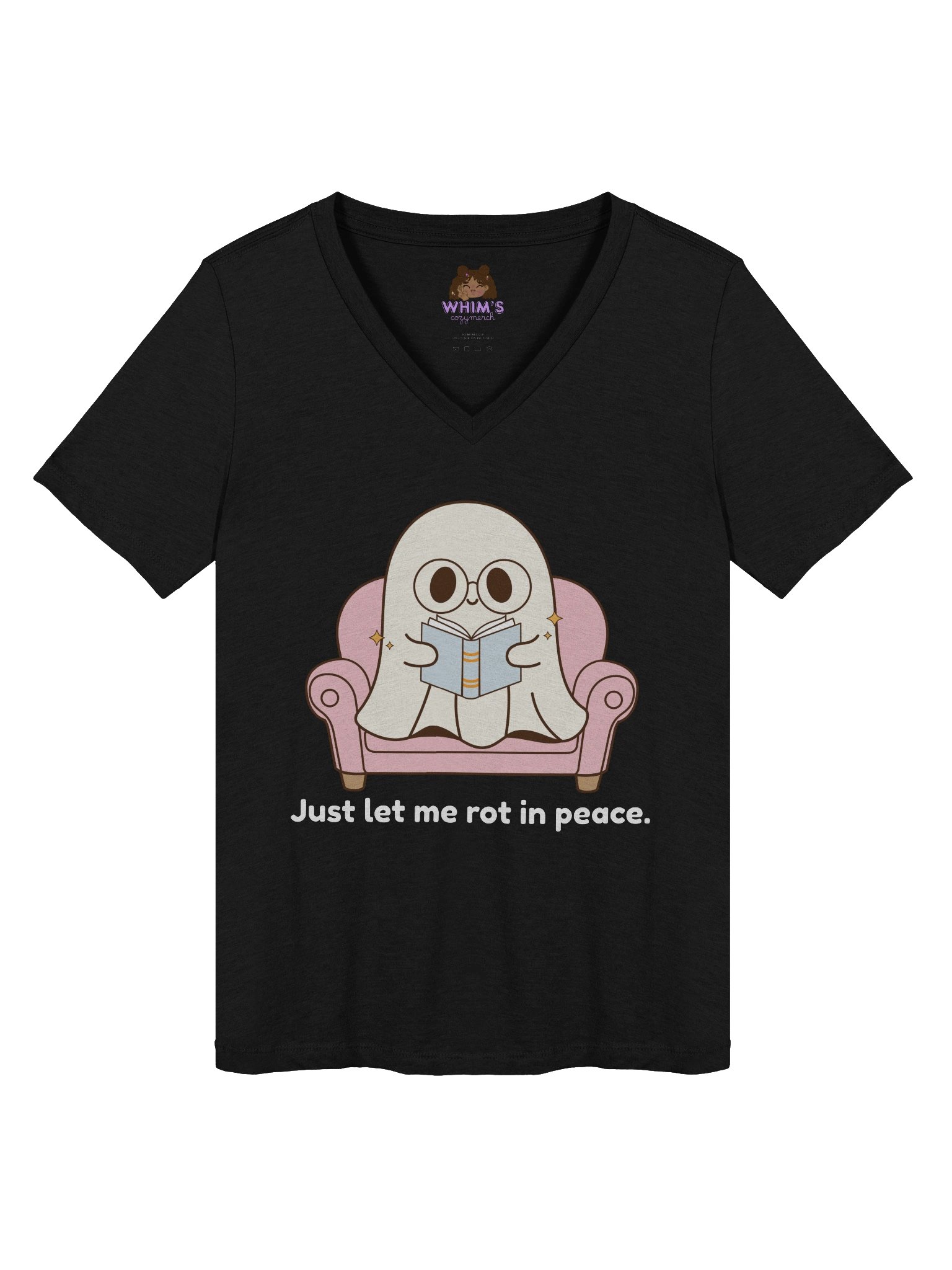 Ghostie v-neck product image (1)