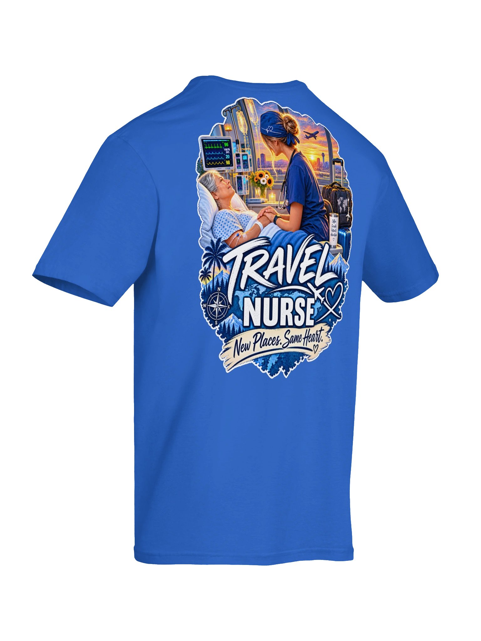 RN Travel Nurse Compass Tee product image (8)